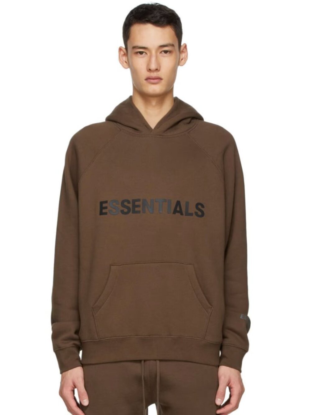 Essentials Fear of God x SSENSE Mocha Rain Drum Brown Hoodie Sweatshirt